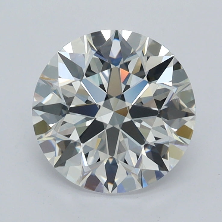 1.53 Carat Round Shaped, D Color, VVS1 Clarity, GCAL Certified Lab Grown Diamond