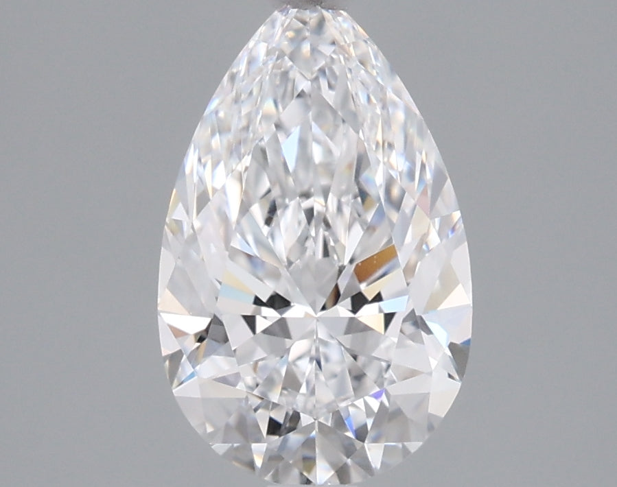1.54 Carat Pear Shaped, Ideal Cut, D Color, VVS2 Clarity, IGI Certified Lab Grown Diamond