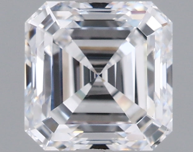 1.53 Carat Asscher Shaped, Ideal Cut, D Color, VVS1 Clarity, IGI Certified Lab Grown Diamond
