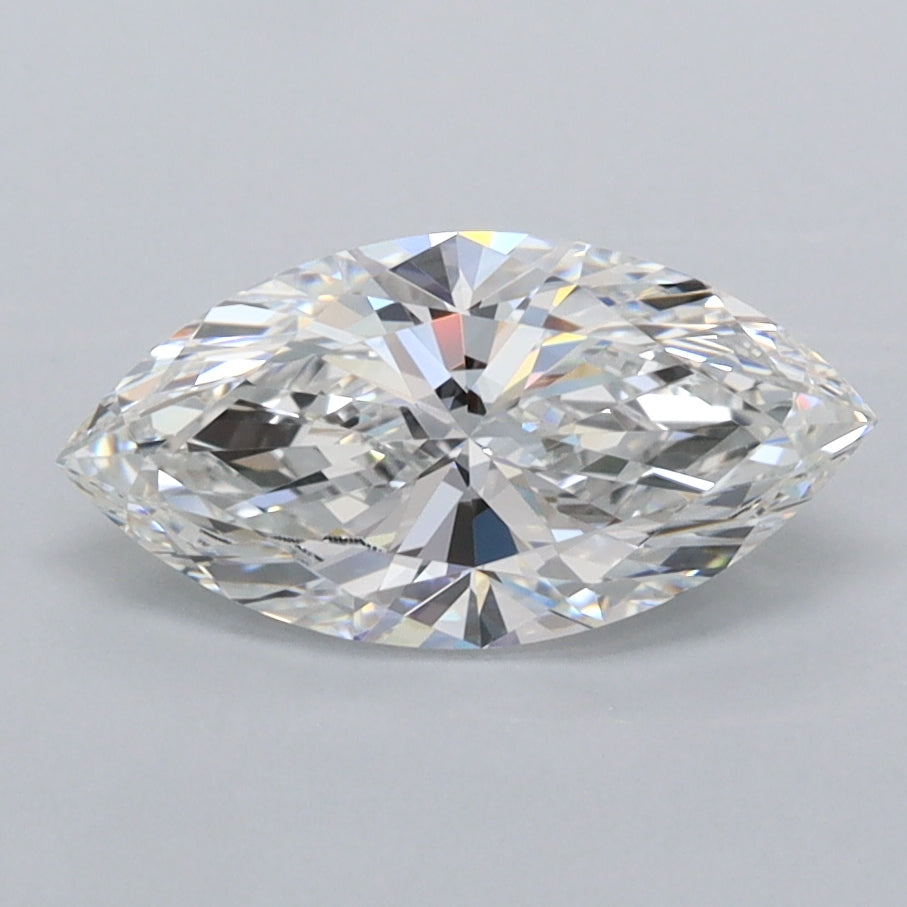 1.29 Carat Marquise Shaped, Ideal Cut, E Color, VVS1 Clarity, IGI Certified Lab Grown Diamond