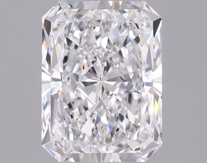 1.31 Carat Radiant Shaped, Ideal Cut, D Color, VVS2 Clarity, IGI Certified Lab Grown Diamond