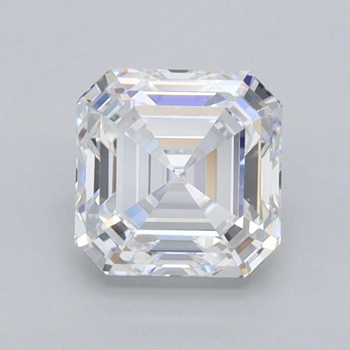 1.02 Carat Asscher Shaped, Ideal Cut, D Color, FL Clarity, IGI Certified Lab Grown Diamond