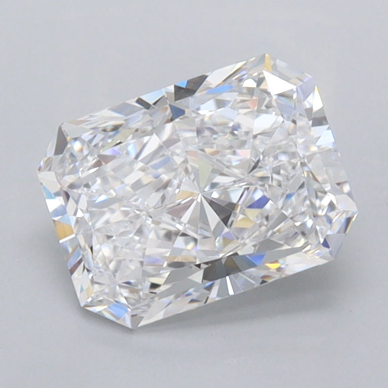 1.45 Carat Radiant Shaped, Excellent Cut, E Color, VVS2 Clarity, IGI Certified Lab Grown Diamond