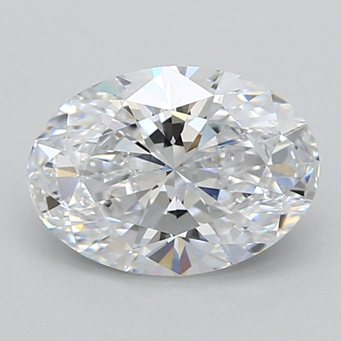 2.09 Carat Oval Shaped, Ideal Cut, D Color, VVS1 Clarity, GIA Certified Lab Grown Diamond