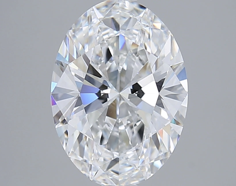 2.54 Carat Oval Shaped, Ideal Cut, E Color, VS1 Clarity, GIA Certified Lab Grown Diamond