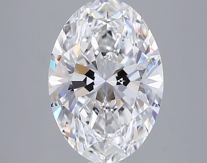 2.03 Carat Oval Shaped, Ideal Cut, E Color, VS1 Clarity, GIA Certified Lab Grown Diamond