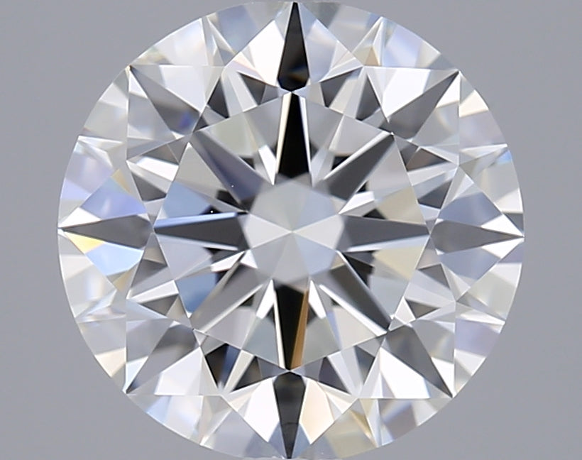 2.50 Carat Round Shaped, Excellent Cut, F Color, VVS1 Clarity, GIA Certified Lab Grown Diamond