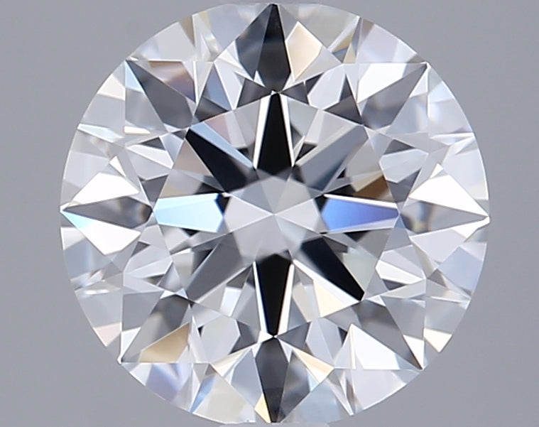 2.00 Carat Round Shaped, Excellent Cut, D Color, VVS2 Clarity, GIA Certified Lab Grown Diamond