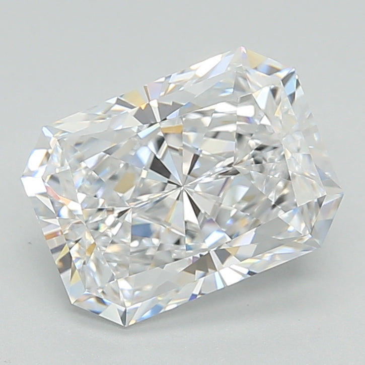 3.95 Carat Radiant Shaped, Ideal Cut, D Color, VVS1 Clarity, GIA Certified Lab Grown Diamond