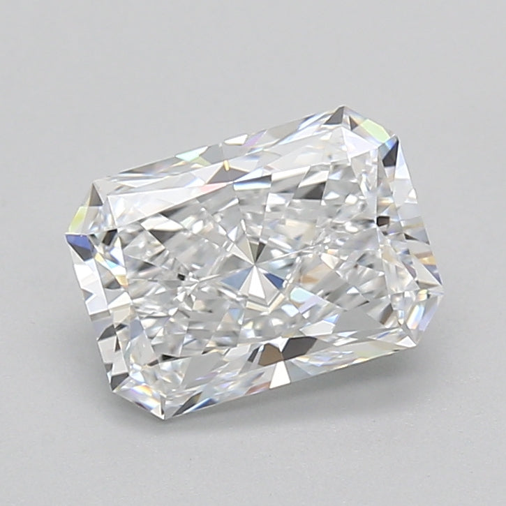 2.03 Carat Radiant Shaped, Ideal Cut, D Color, VVS1 Clarity, GIA Certified Lab Grown Diamond