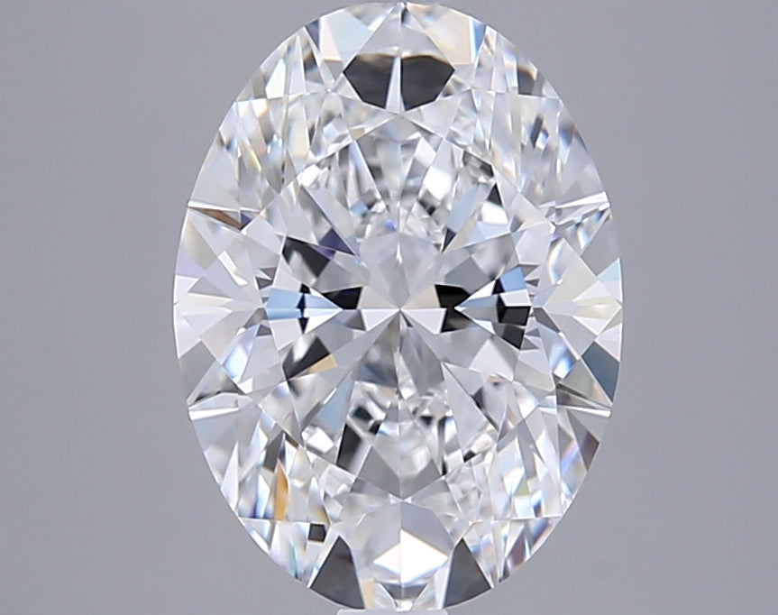 3.25 Carat Oval Shaped, Ideal Cut, E Color, VVS2 Clarity, GIA Certified Lab Grown Diamond