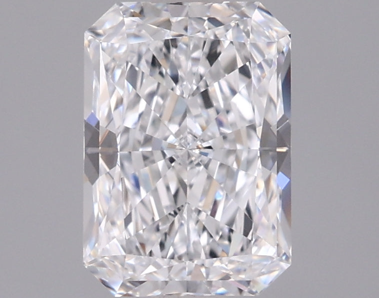1.42 Carat Radiant Shaped, Excellent Cut, D Color, VVS1 Clarity, IGI Certified Lab Grown Diamond