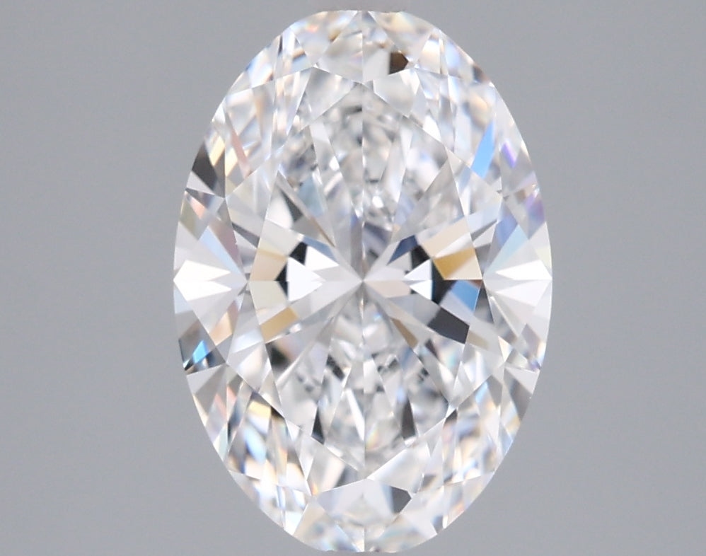 2.21 Carat Oval Shaped, Ideal Cut, D Color, VS2 Clarity, GIA Certified Lab Grown Diamond