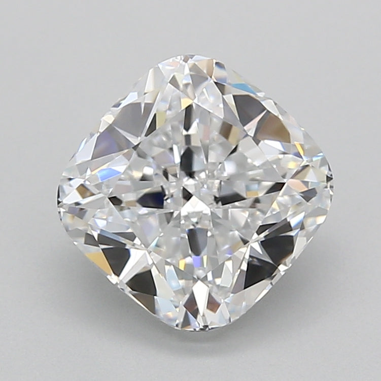 3.10 Carat Cushion Shaped, Ideal Cut, D Color, VVS1 Clarity, IGI Certified Lab Grown Diamond