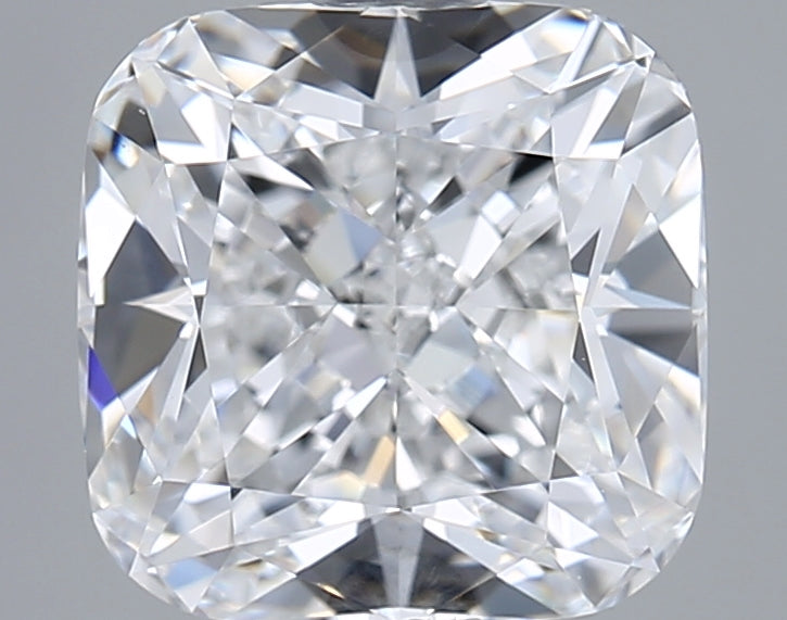 2.60 Carat Cushion Shaped, Ideal Cut, D Color, VVS2 Clarity, IGI Certified Lab Grown Diamond