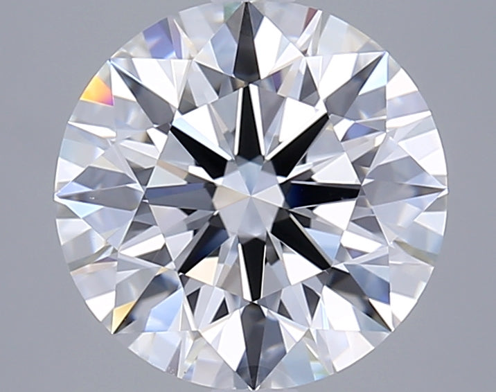 3.08 Carat Round Shaped, Excellent Cut, F Color, VVS2 Clarity, GIA Certified Lab Grown Diamond