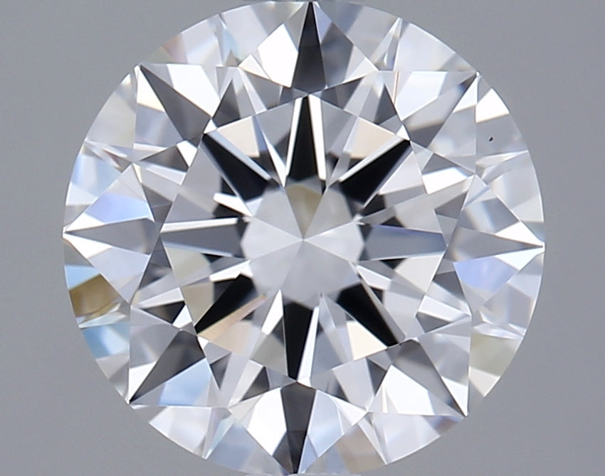 2.02 Carat Round Shaped, Excellent Cut, D Color, VVS2 Clarity, GIA Certified Lab Grown Diamond