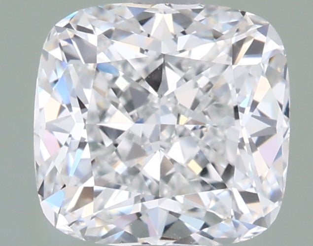 1.61 Carat Cushion Shaped, Ideal Cut, D Color, VVS2 Clarity, IGI Certified Lab Grown Diamond