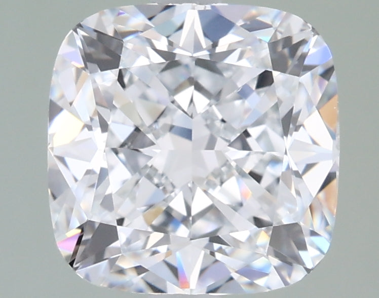 2.54 Carat Cushion Shaped, Ideal Cut, E Color, VVS2 Clarity, IGI Certified Lab Grown Diamond