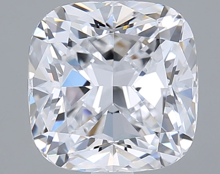 2.15 Carat Cushion Shaped, Ideal Cut, D Color, VVS1 Clarity, IGI Certified Lab Grown Diamond