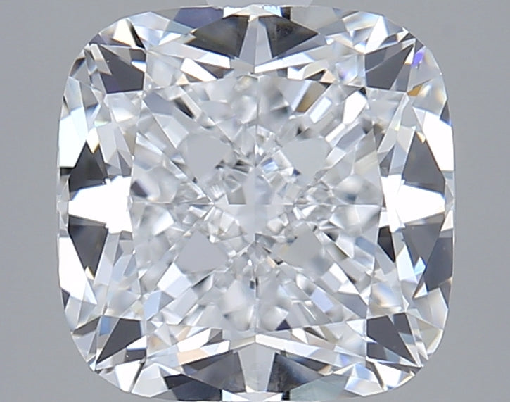 2.57 Carat Cushion Shaped, Ideal Cut, D Color, VVS1 Clarity, IGI Certified Lab Grown Diamond