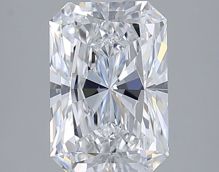 2.24 Carat Radiant Shaped, Ideal Cut, D Color, VVS1 Clarity, IGI Certified Lab Grown Diamond