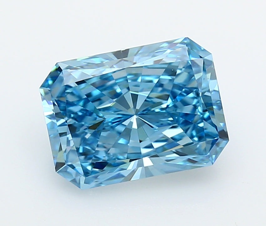 2.78 Carat Radiant Shaped, Excellent Cut, VVS2 Clarity, IGI Certified Lab Grown Diamond
