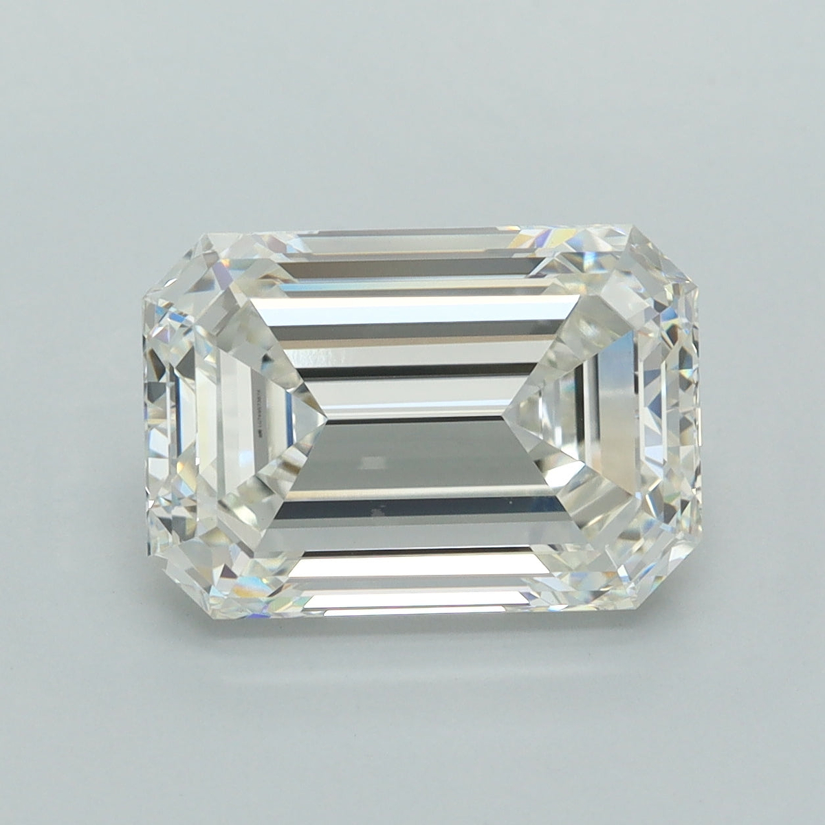 5.04 Carat Emerald Shaped, Ideal Cut, G Color, VVS1 Clarity, IGI Certified Lab Grown Diamond