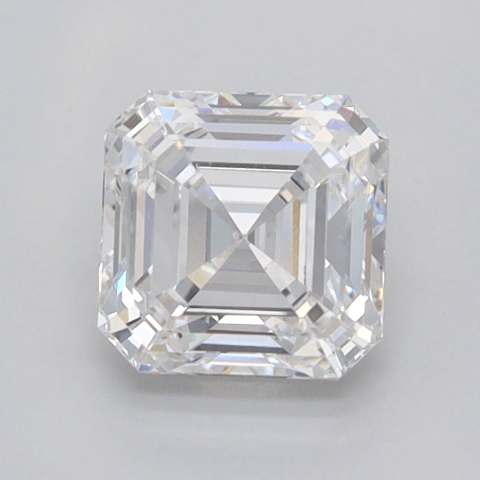 1.04 Carat Asscher Shaped, Ideal Cut, D Color, VVS1 Clarity, IGI Certified Lab Grown Diamond