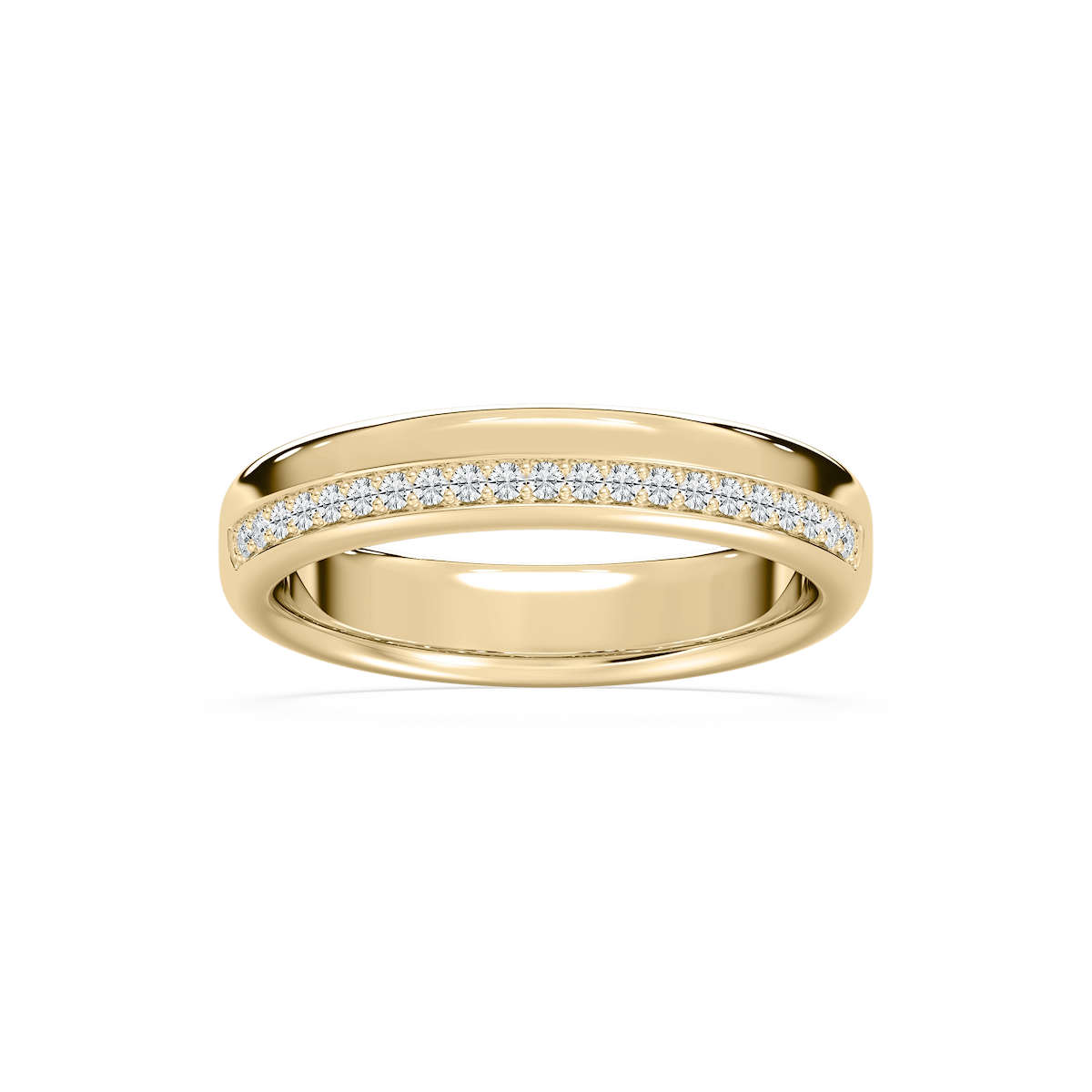 Adam 1/5 ctw Round Lab Grown Diamond 4.80mm Channel Wedding Band