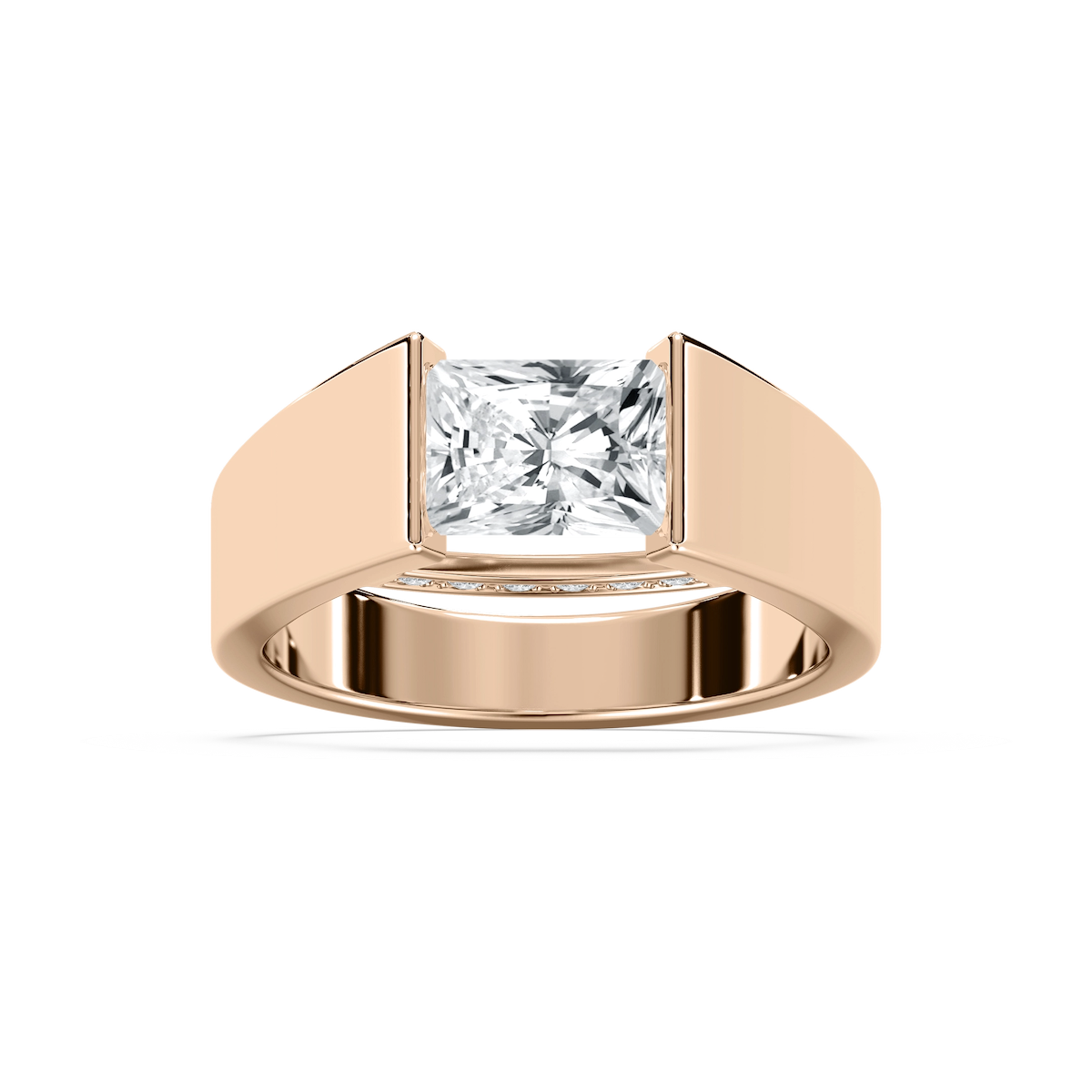 Alina Radiant Tension Set Engagement Ring