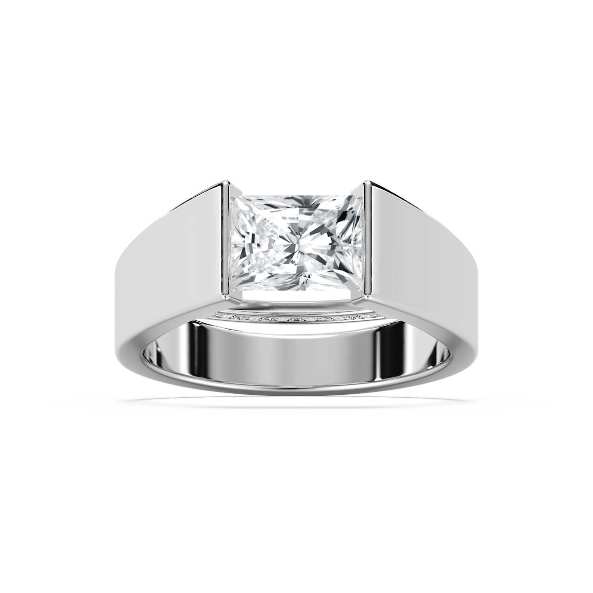 Alina Radiant Tension Set Engagement Ring