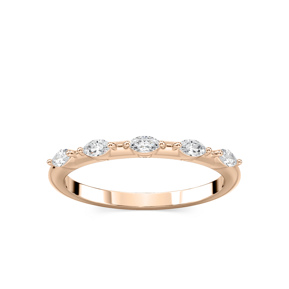 Amelie 1/5 ctw Marquise Lab Grown Diamond Station Anniversary Band