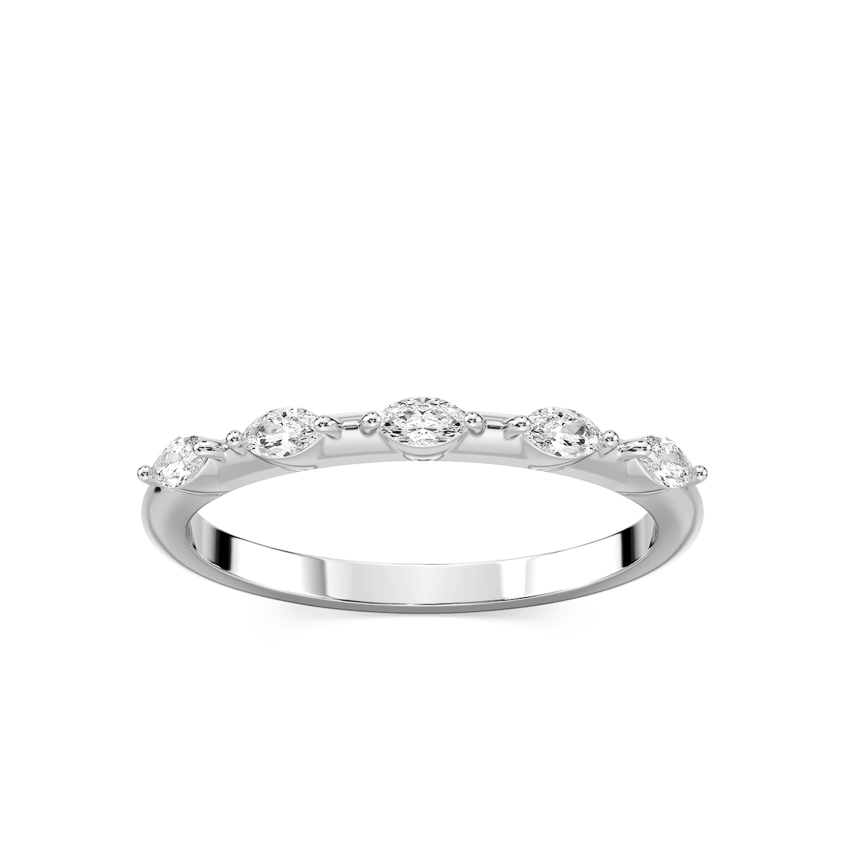 Amelie 1/5 ctw Marquise Lab Grown Diamond Station Anniversary Band