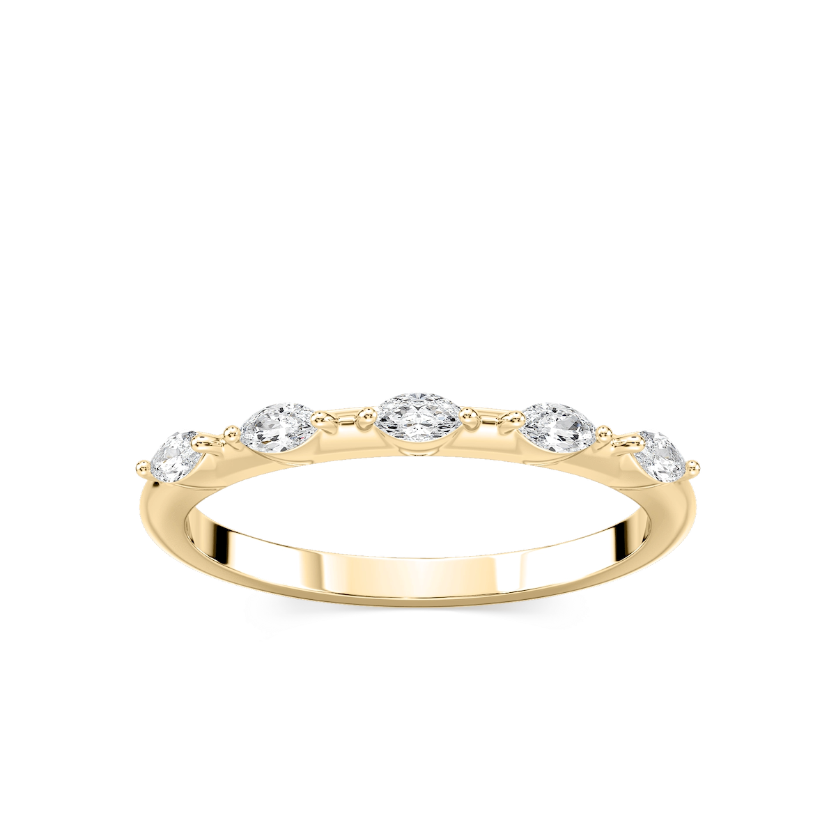Amelie 1/5 ctw Marquise Lab Grown Diamond Station Anniversary Band