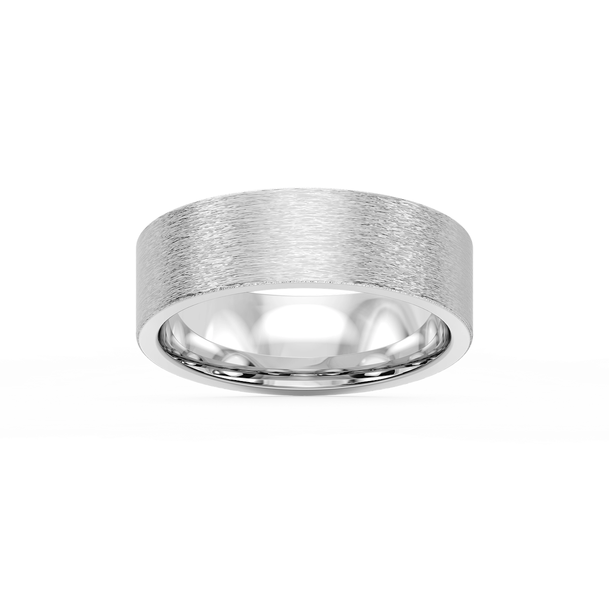 Aspen 6.00mm Flat Plain Metal Band