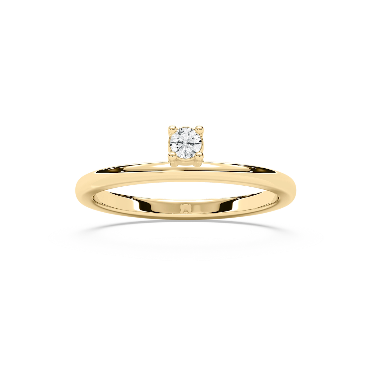 Gwynn 1/8 ctw Round Lab Grown Diamond Asymmetrical Stackable Band
