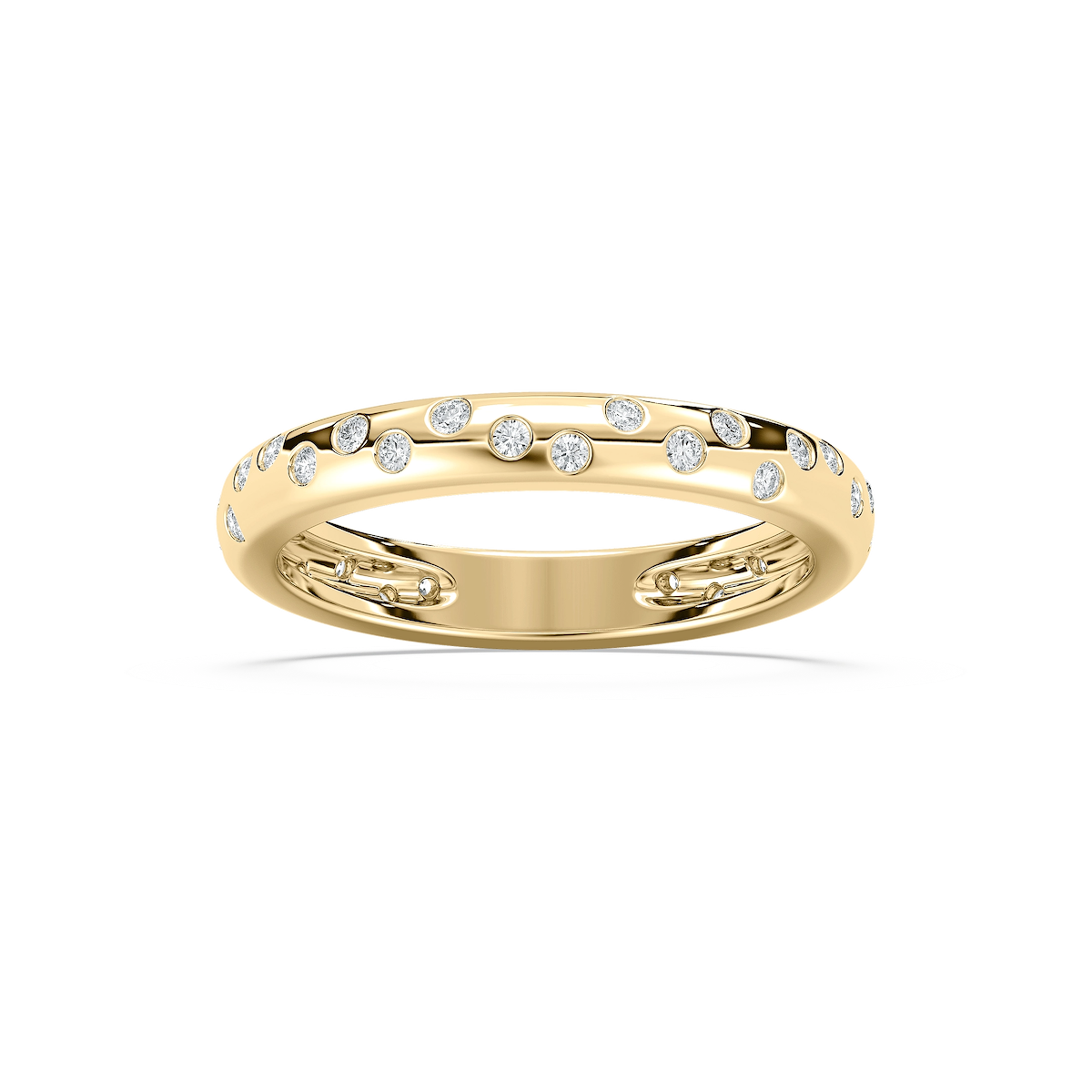 Beverly 1/3 ctw Round Lab Grown Diamond Scattered Eternity Band