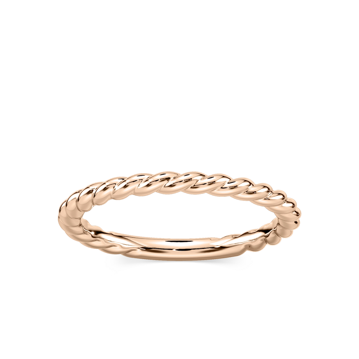 Cali 1.90mm Rope Plain Metal Band