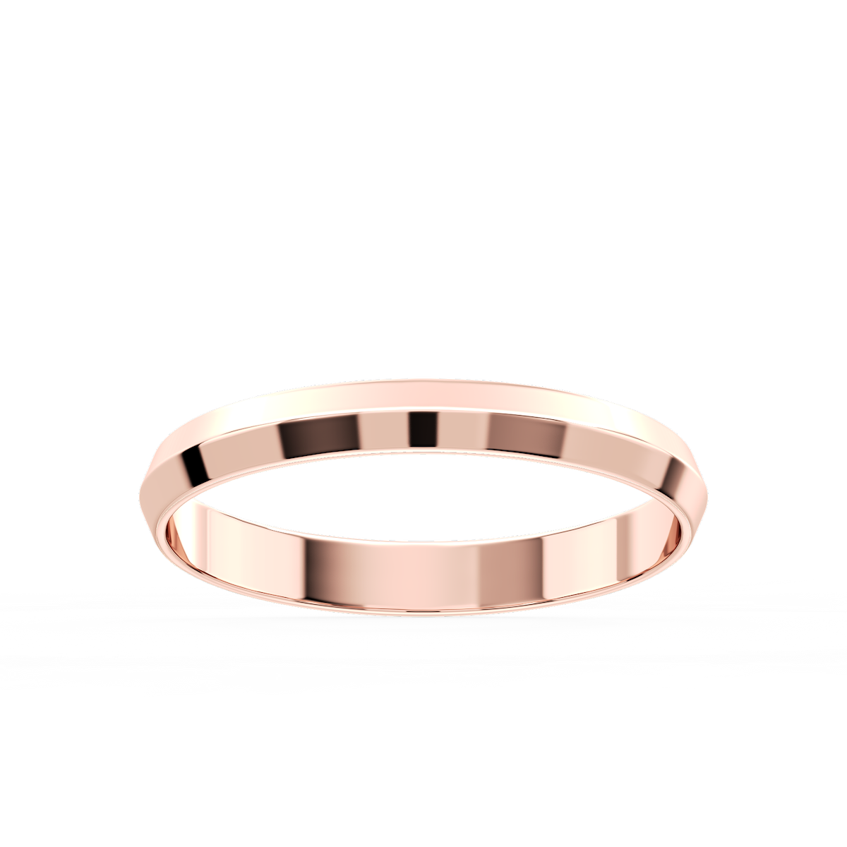 Callum Knife Edge Plain Metal Band