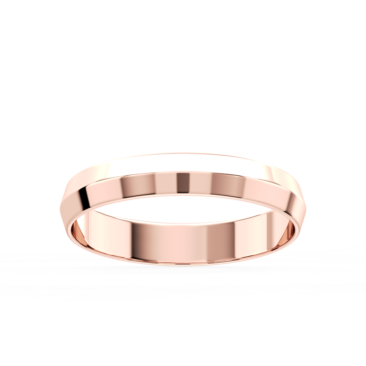 Callum Knife Edge Plain Metal Band