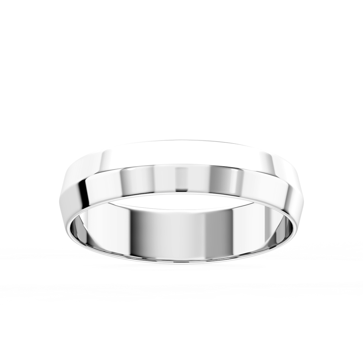 Callum Knife Edge Plain Metal Band