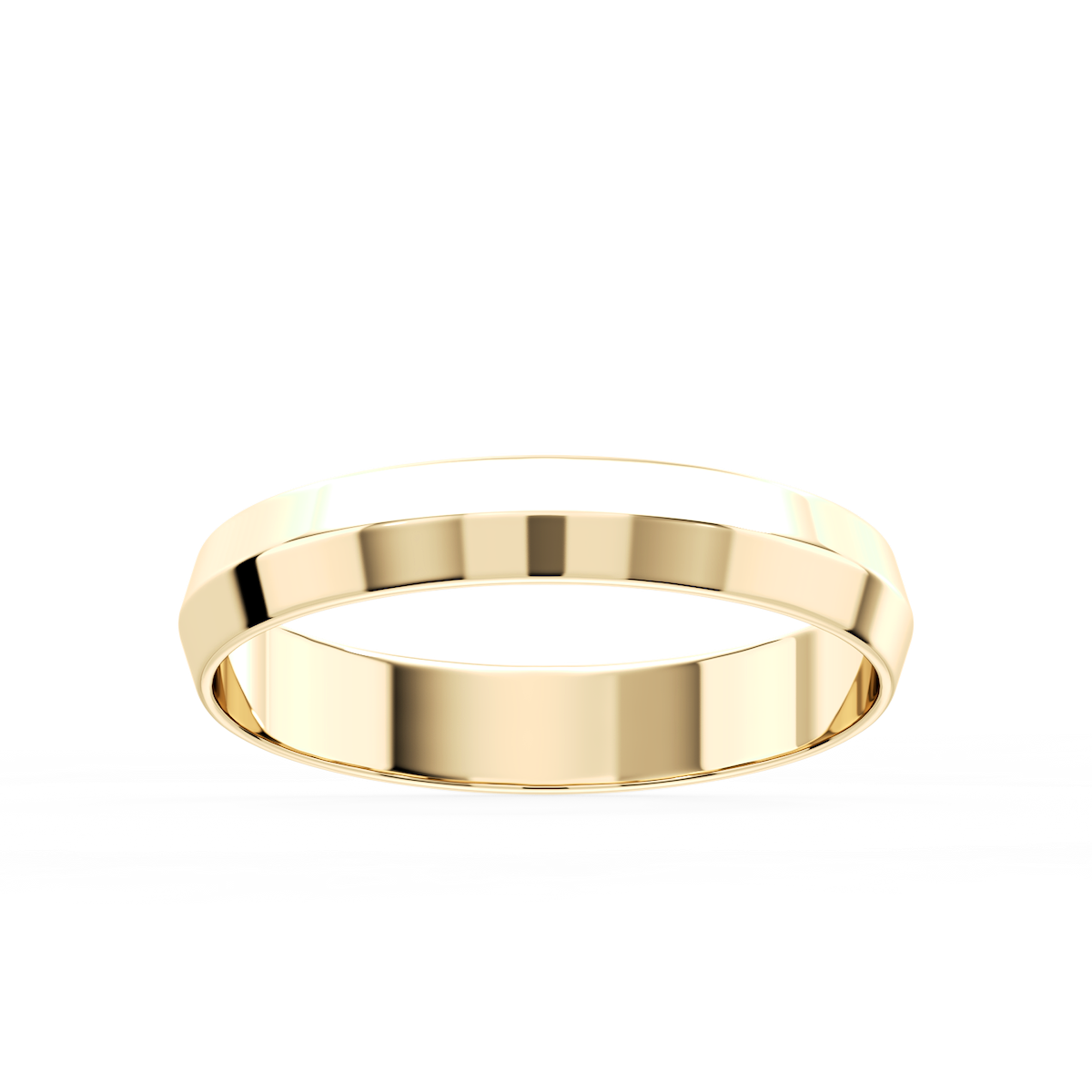 Callum Knife Edge Plain Metal Band