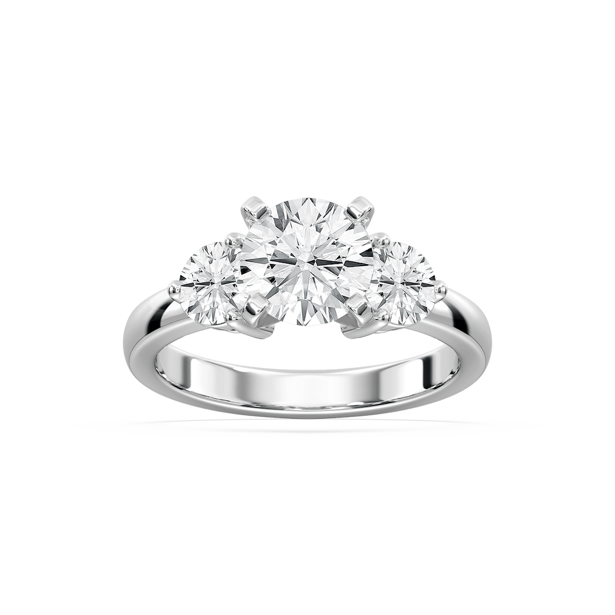 Carmella Lab Grown Diamond Three Stone Engagement Ring