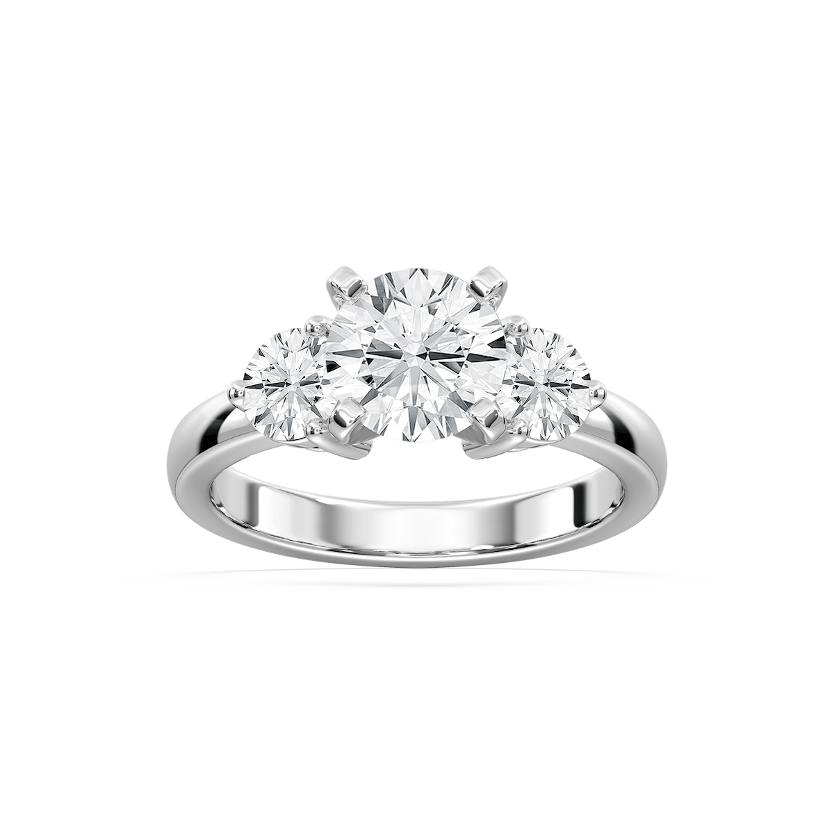 Carmella Lab Grown Diamond Three Stone Engagement Ring
