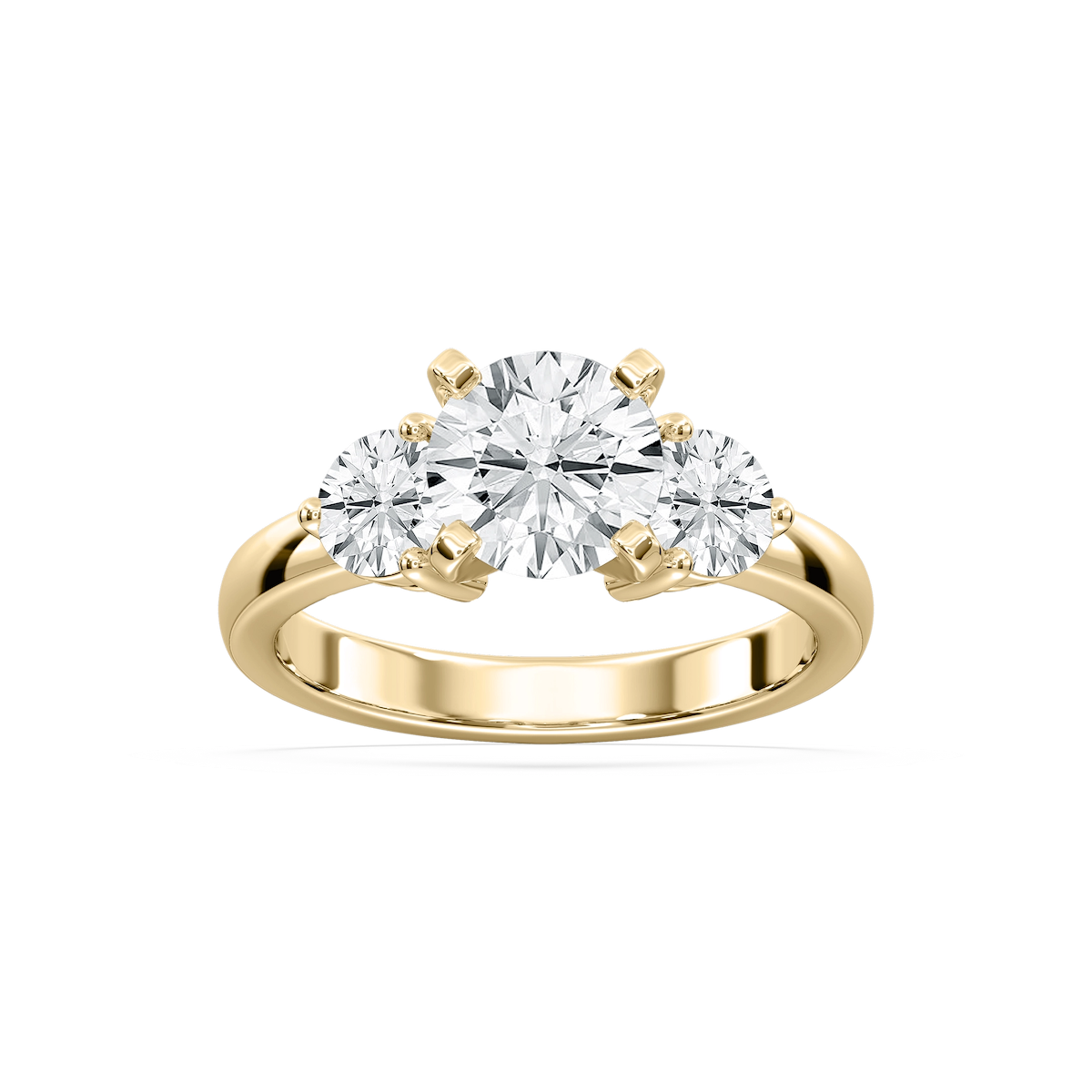Carmella Lab Grown Diamond Three Stone Engagement Ring