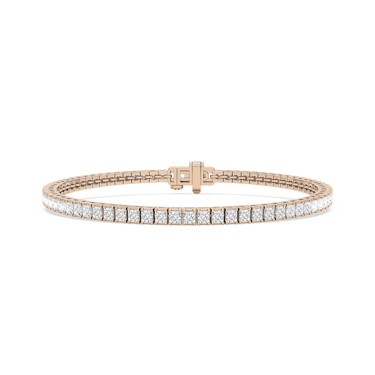 5 ⁵⁄₈ ctw Princess Lab Grown Diamond Classic Tennis Bracelet - 7 Inches