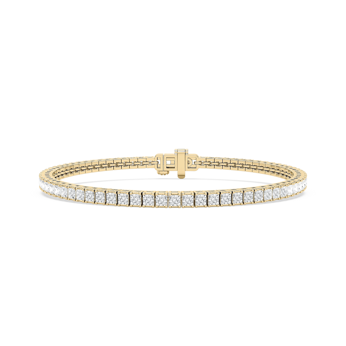 5 ⁵⁄₈ ctw Princess Lab Grown Diamond Classic Tennis Bracelet - 7 Inches