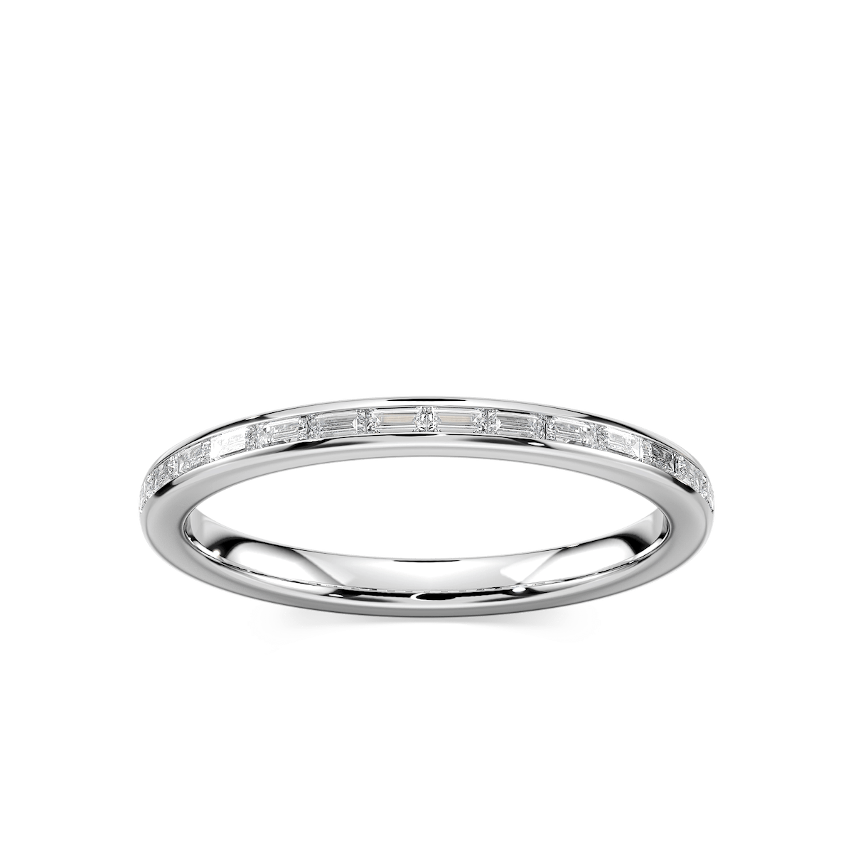 Clea 1/5 ctw Baguette Lab Grown Diamond Channel Set Wedding Band