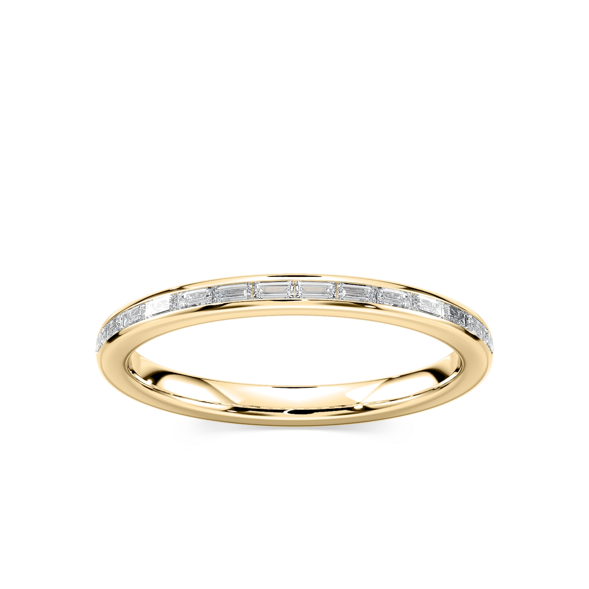Clea 1/5 ctw Baguette Lab Grown Diamond Channel Set Wedding Band